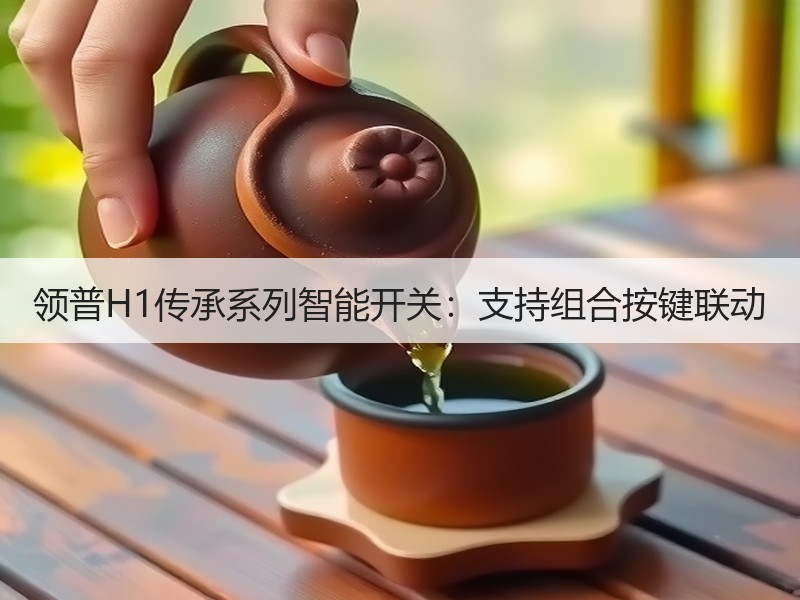 领普H1传承系列智能开关：支持组合按键联动