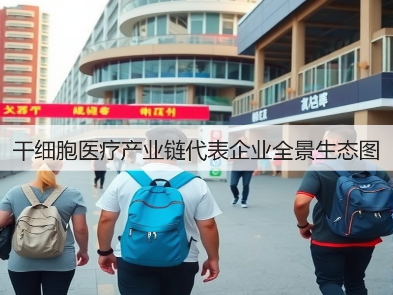 干细胞医疗产业链代表企业全景生态图