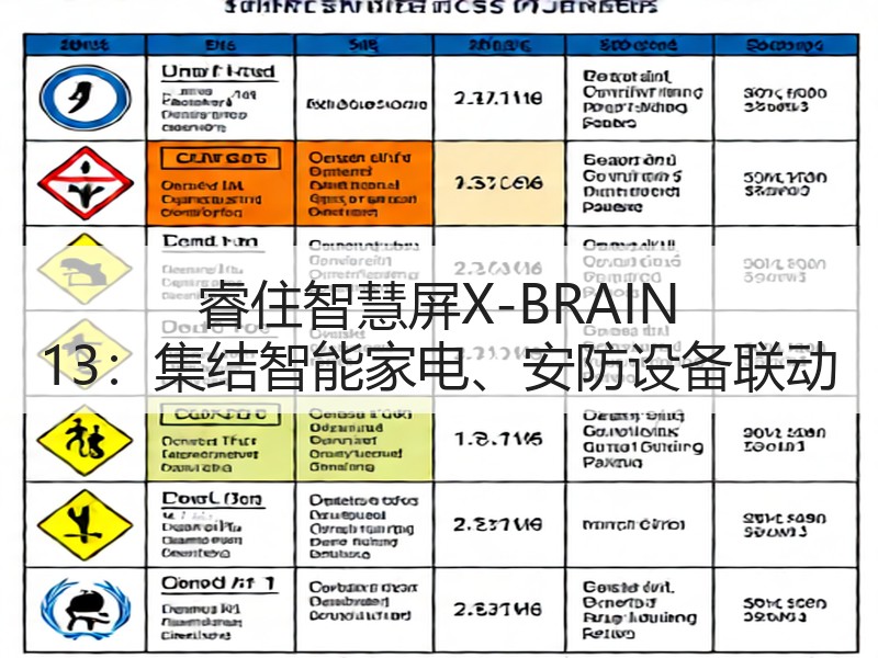 睿住智慧屏X-BRAIN 13：集结智能家电、安防设备联动