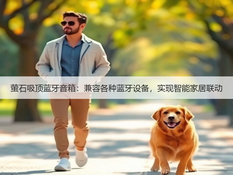 萤石吸顶蓝牙音箱：兼容各种蓝牙设备，实现智能家居联动