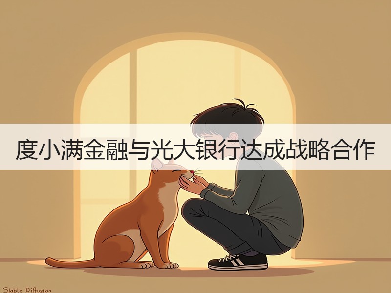 度小满金融与光大银行达成战略合作