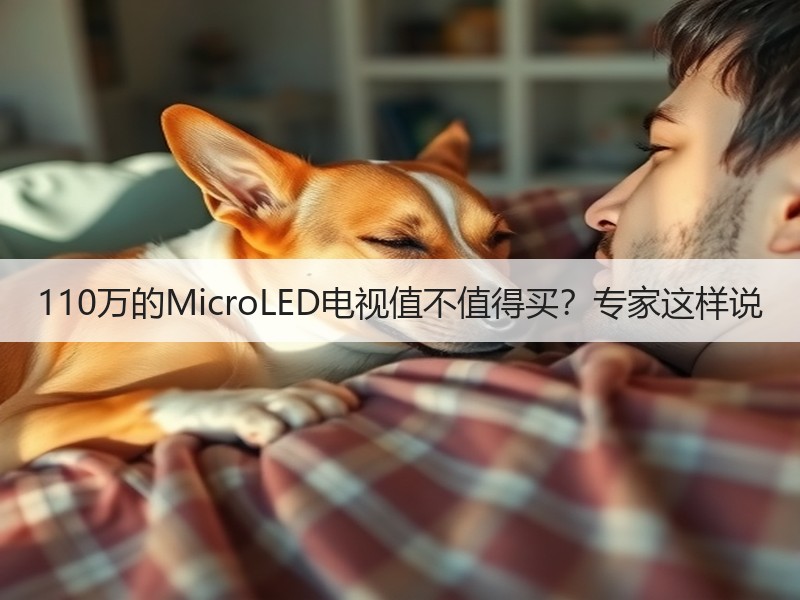 110万的MicroLED电视值不值得买？专家这样说