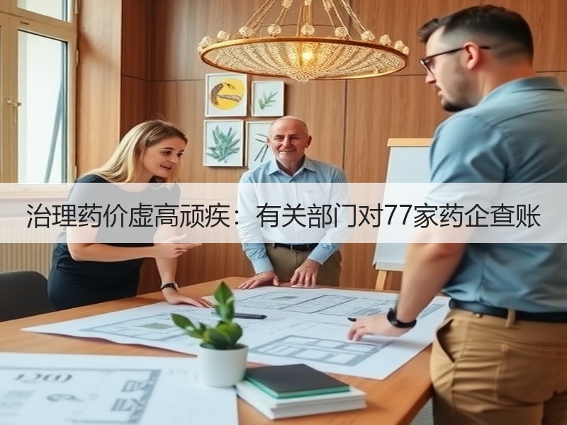 治理药价虚高顽疾：有关部门对77家药企查账