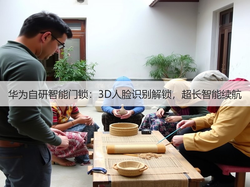 华为自研智能门锁：3D人脸识别解锁，超长智能续航