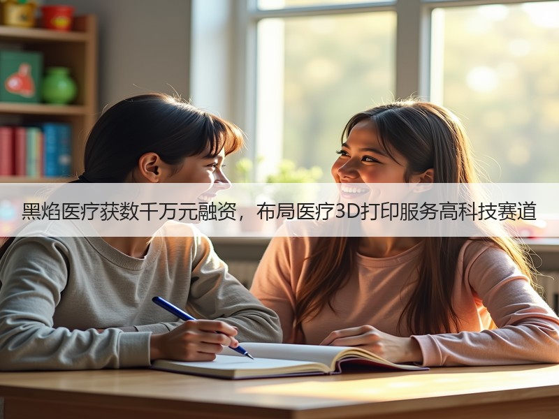 黑焰医疗获数千万元融资，布局医疗3D打印服务高科技赛道