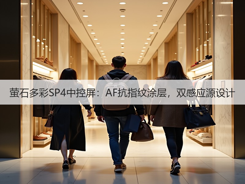 萤石多彩SP4中控屏：AF抗指纹涂层，双感应源设计