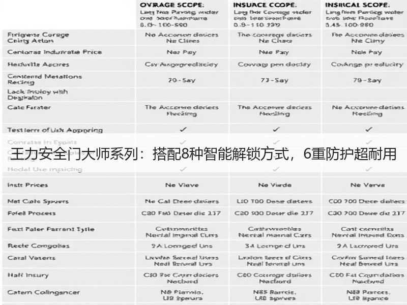 王力安全门大师系列：搭配8种智能解锁方式，6重防护超耐用