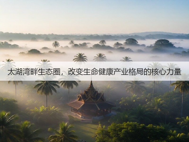 太湖湾畔生态圈，改变生命健康产业格局的核心力量