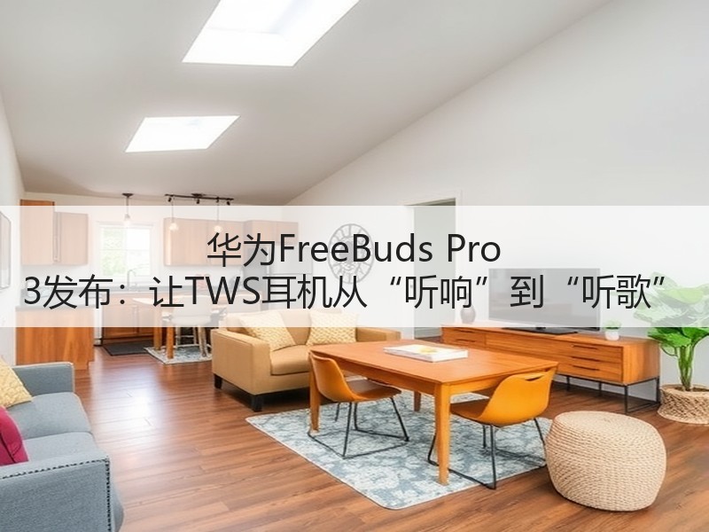 华为FreeBuds Pro 3发布：让TWS耳机从“听响”到“听歌”