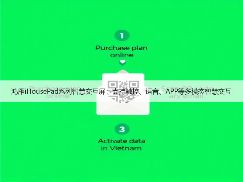 鸿雁iHousePad系列智慧交互屏：支持触控、语音、APP等多模态智慧交互