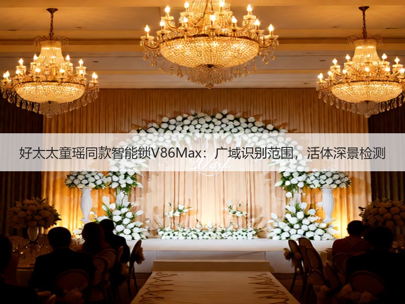 好太太童瑶同款智能锁V86Max：广域识别范围，活体深景检测