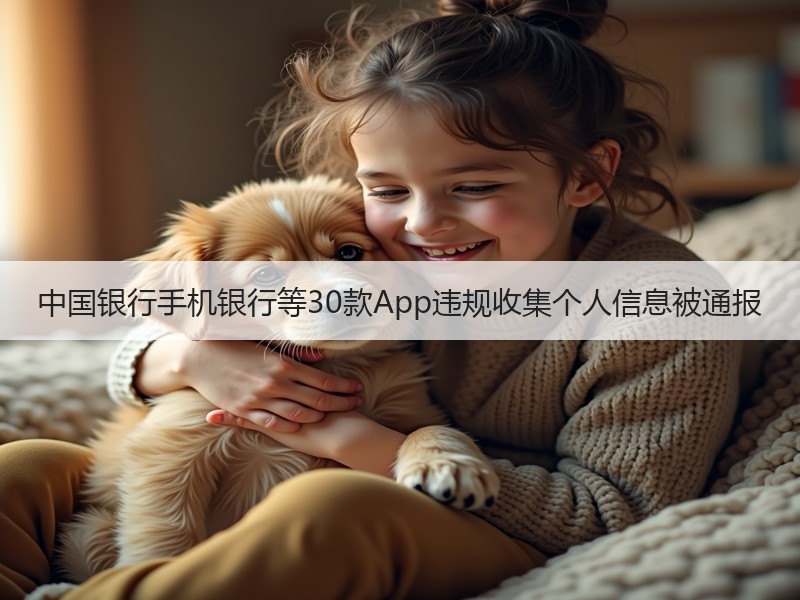 中国银行手机银行等30款App违规收集个人信息被通报