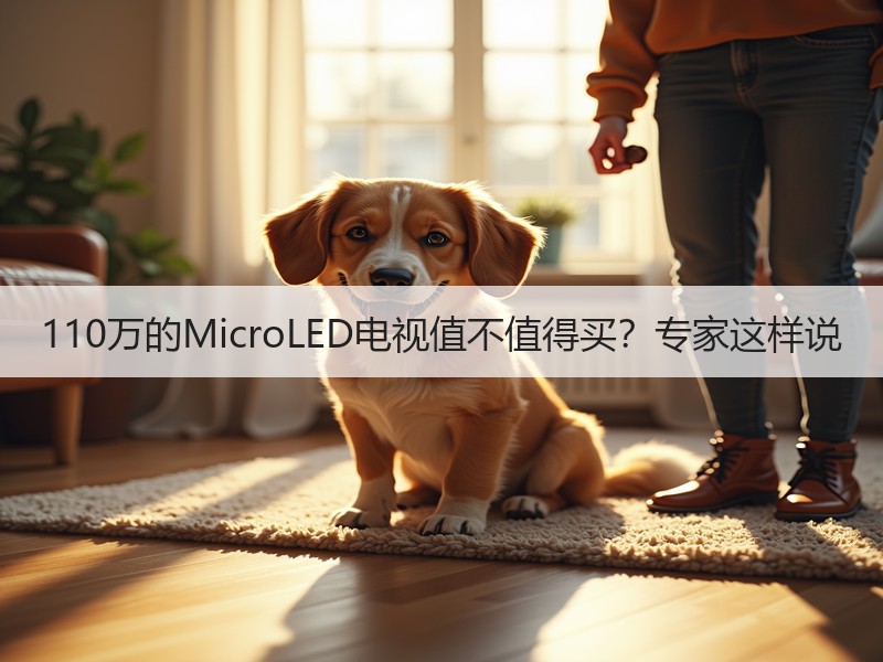 110万的MicroLED电视值不值得买？专家这样说