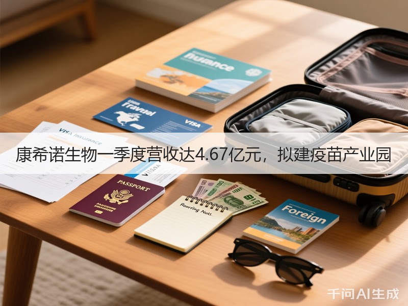 康希诺生物一季度营收达4.67亿元，拟建疫苗产业园