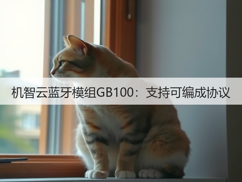 机智云蓝牙模组GB100：支持可编成协议