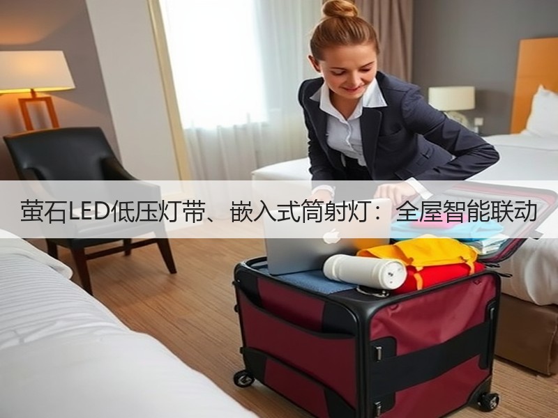 萤石LED低压灯带、嵌入式筒射灯：全屋智能联动