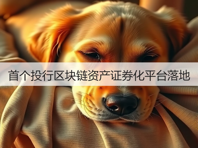 首个投行区块链资产证券化平台落地