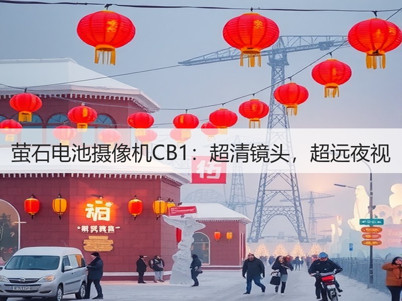 萤石电池摄像机CB1：超清镜头，超远夜视