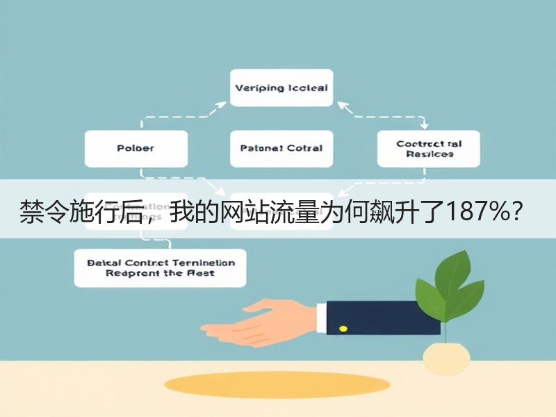 禁令施行后，我的网站流量为何飙升了187%？
