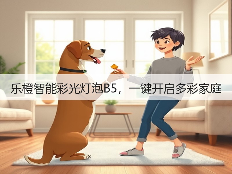 乐橙智能彩光灯泡B5，一键开启多彩家庭