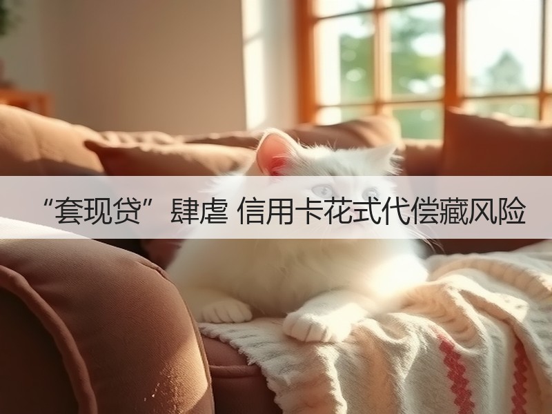 “套现贷”肆虐 信用卡花式代偿藏风险