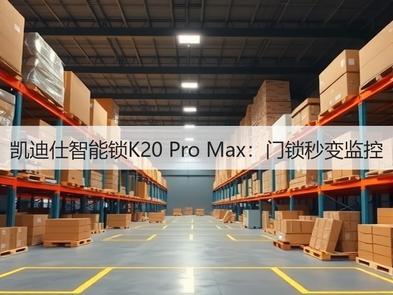 凯迪仕智能锁K20 Pro Max：门锁秒变监控