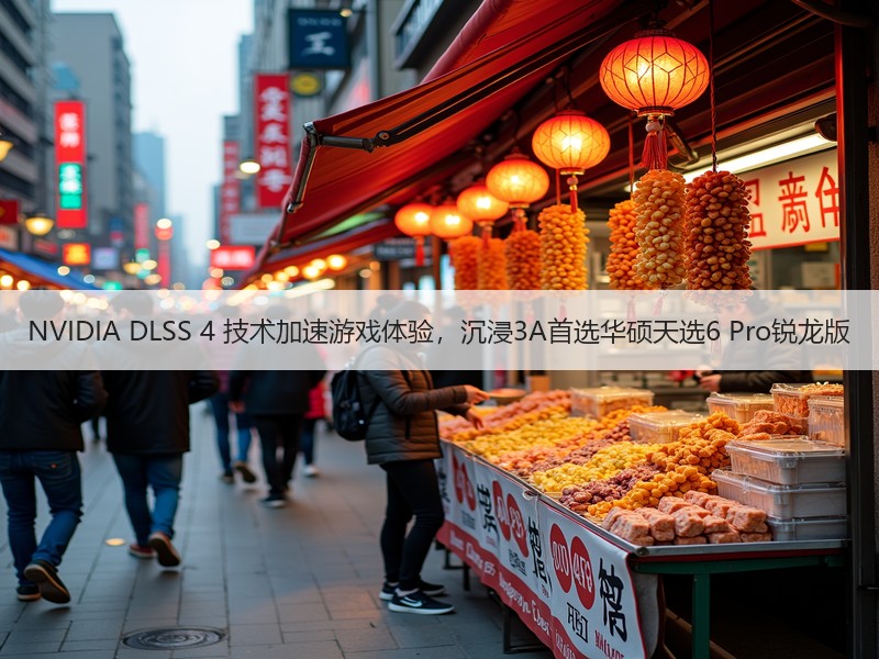 NVIDIA DLSS 4 技术加速游戏体验，沉浸3A首选华硕天选6 Pro锐龙版