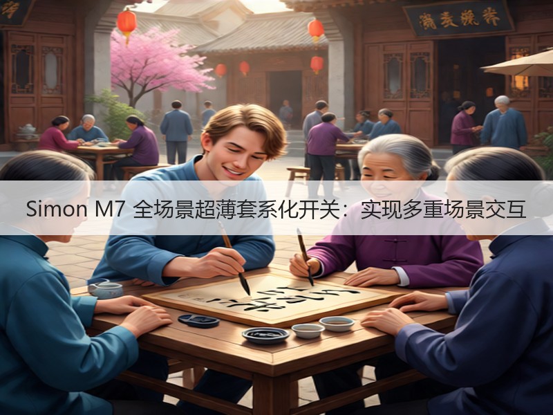 Simon M7 全场景超薄套系化开关：实现多重场景交互