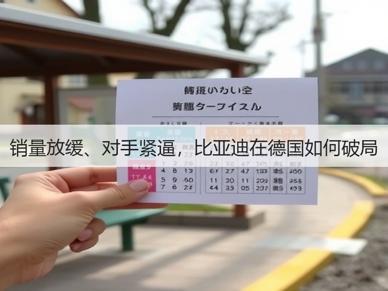 销量放缓、对手紧逼，比亚迪在德国如何破局