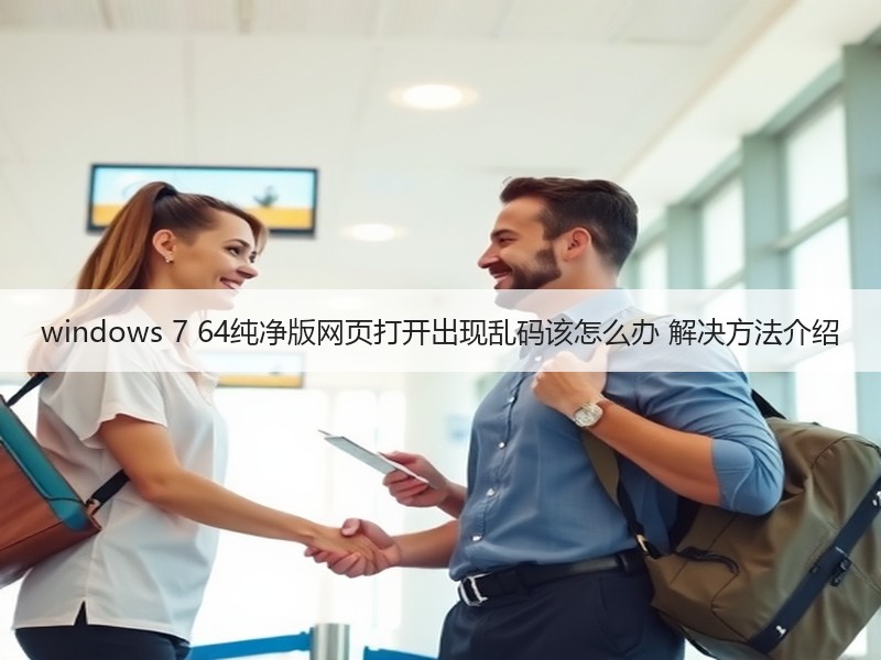 windows 7 64纯净版网页打开出现乱码该怎么办 解决方法介绍