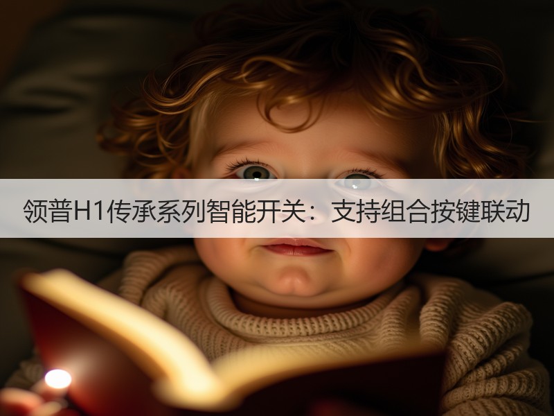 领普H1传承系列智能开关：支持组合按键联动