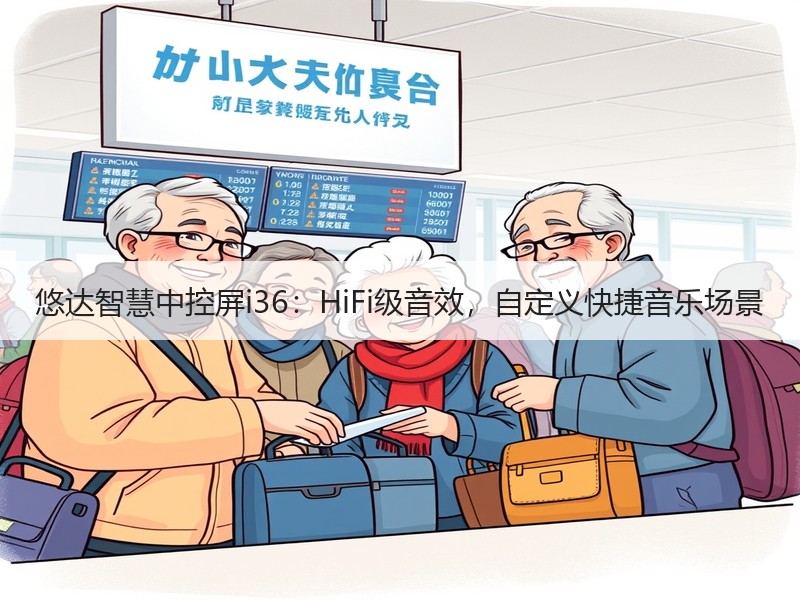 悠达智慧中控屏i36：HiFi级音效，自定义快捷音乐场景