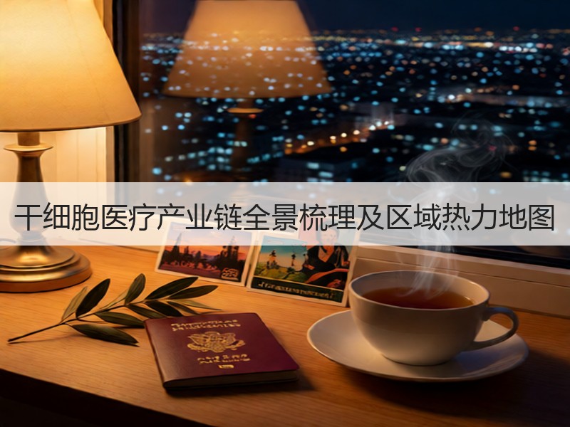 干细胞医疗产业链全景梳理及区域热力地图