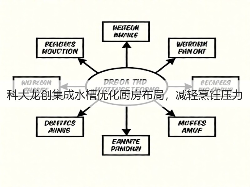 科大龙创集成水槽优化厨房布局，减轻烹饪压力