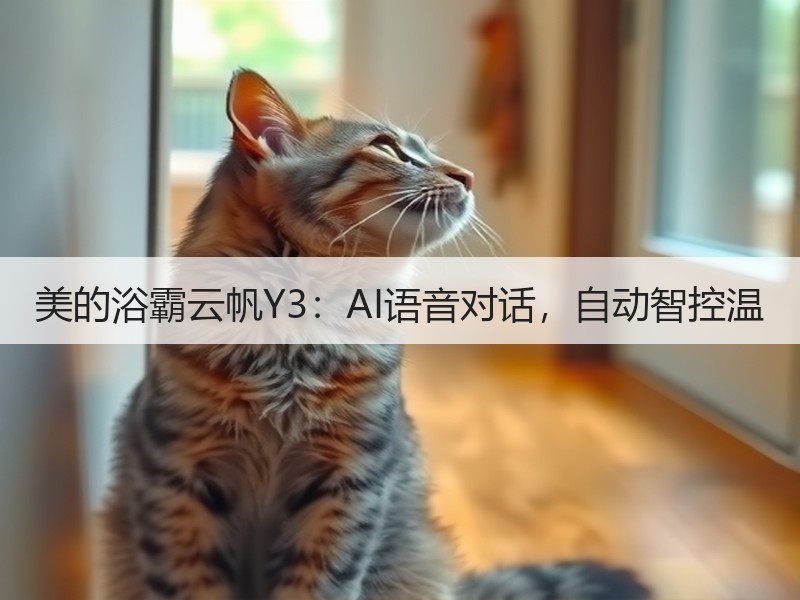 美的浴霸云帆Y3：AI语音对话，自动智控温