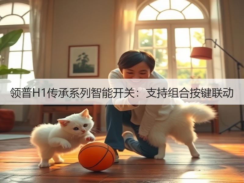领普H1传承系列智能开关：支持组合按键联动