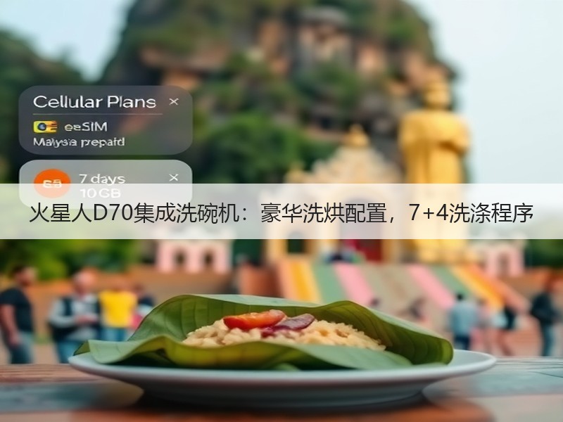火星人D70集成洗碗机：豪华洗烘配置，7+4洗涤程序