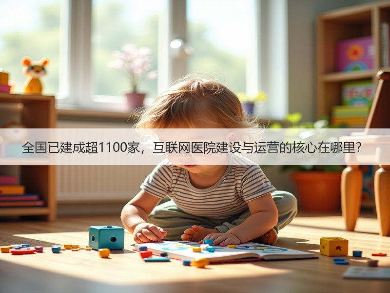 全国已建成超1100家，互联网医院建设与运营的核心在哪里？