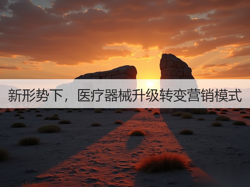 新形势下，医疗器械升级转变营销模式