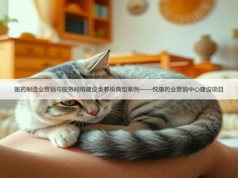 医药制造业营销与服务网络建设类募投典型案例——悦康药业营销中心建设项目