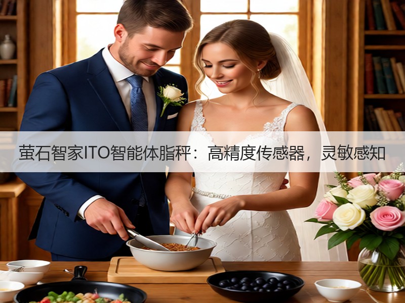 萤石智家ITO智能体脂秤：高精度传感器，灵敏感知