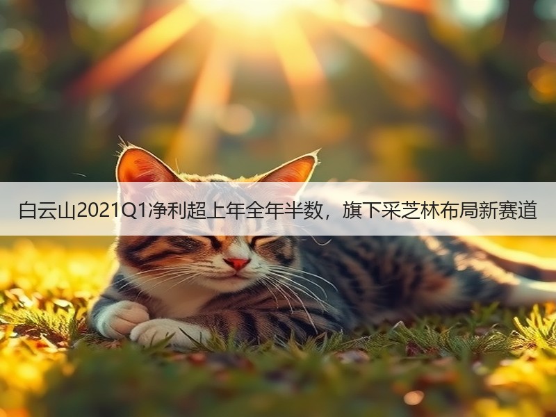 白云山2021Q1净利超上年全年半数，旗下采芝林布局新赛道
