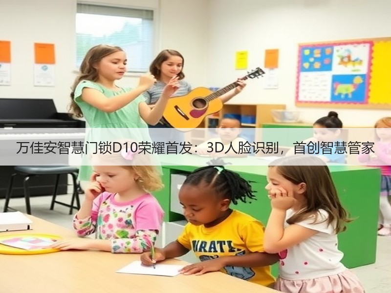 万佳安智慧门锁D10荣耀首发：3D人脸识别，首创智慧管家