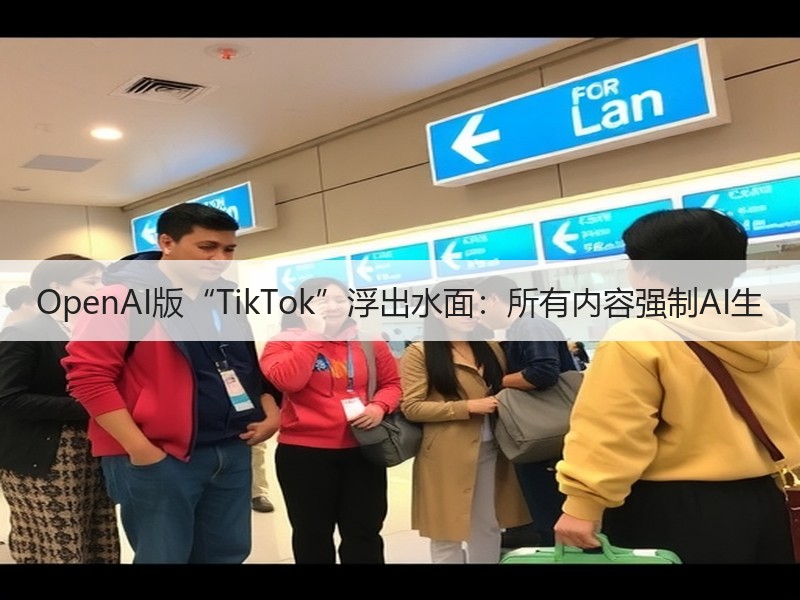 OpenAI版“TikTok”浮出水面：所有内容强制AI生