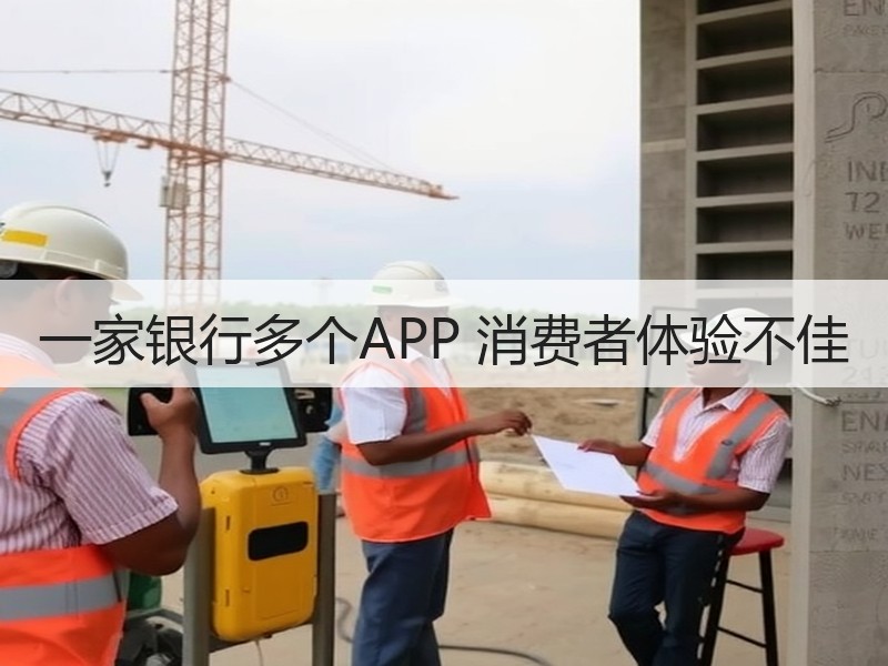 一家银行多个APP 消费者体验不佳