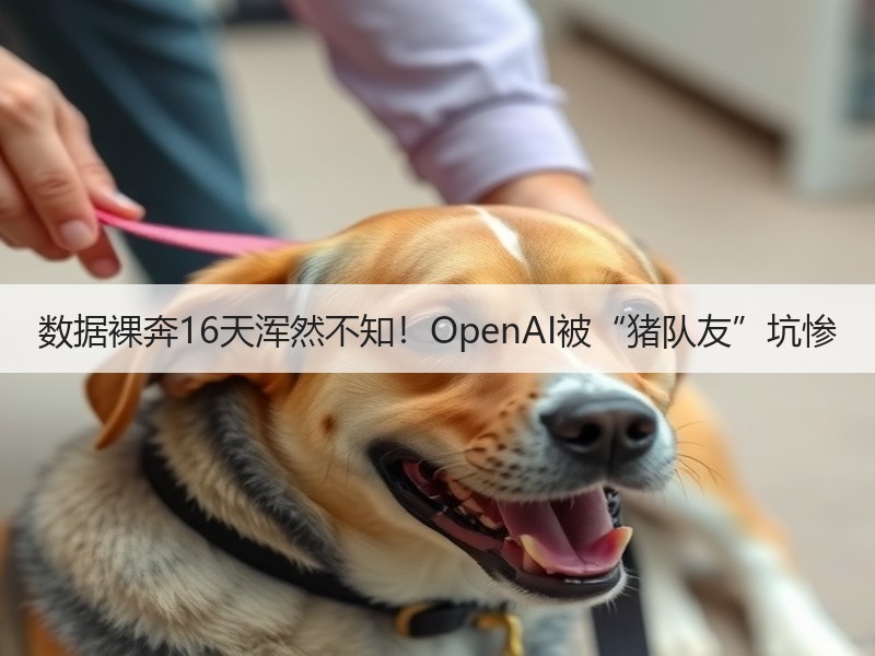 数据裸奔16天浑然不知！OpenAI被“猪队友”坑惨