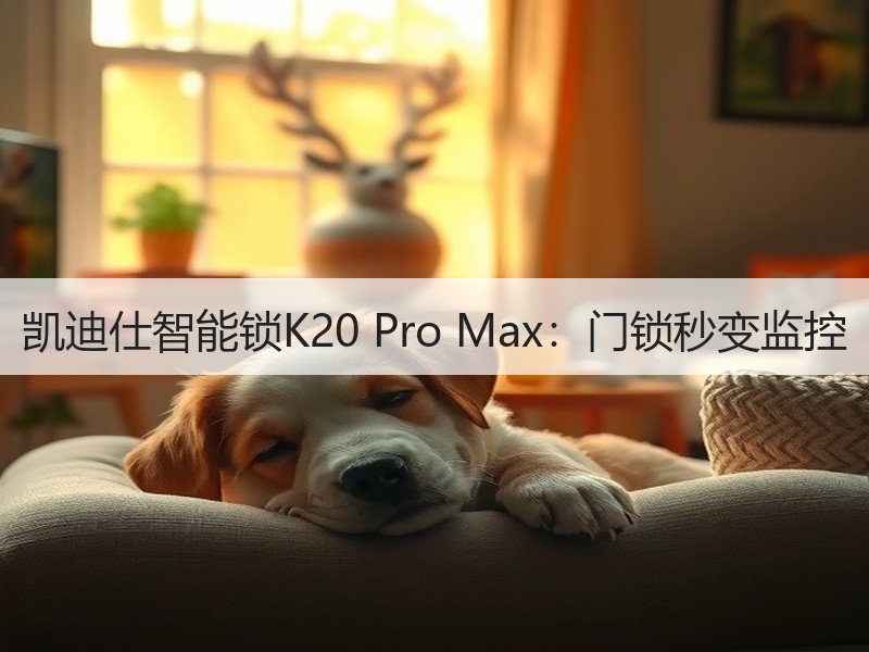凯迪仕智能锁K20 Pro Max：门锁秒变监控