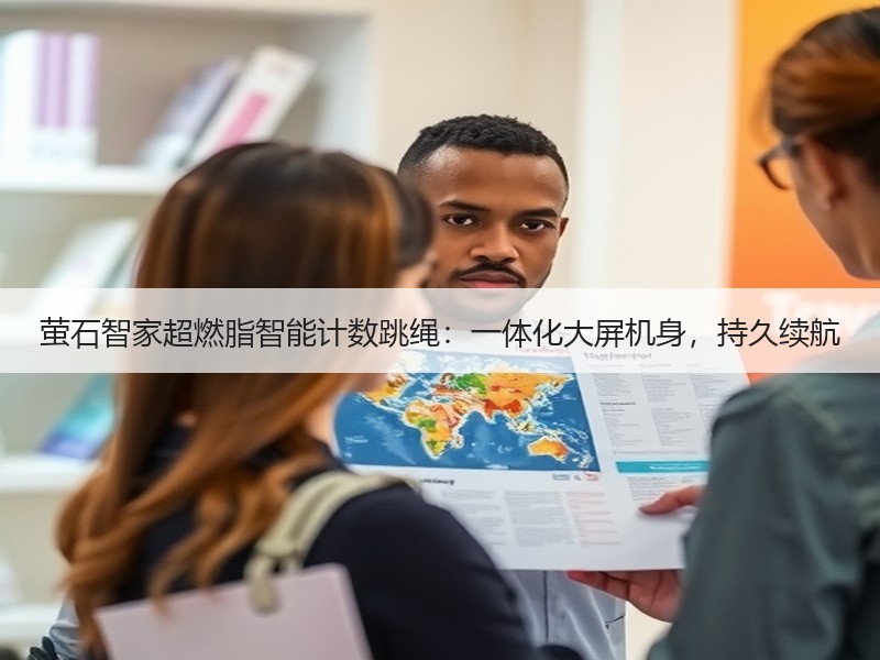 萤石智家超燃脂智能计数跳绳：一体化大屏机身，持久续航
