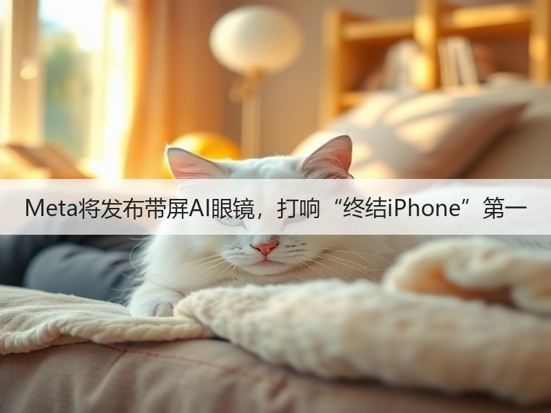 Meta将发布带屏AI眼镜，打响“终结iPhone”第一