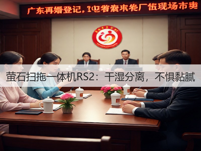 萤石扫拖一体机RS2：干湿分离，不惧黏腻